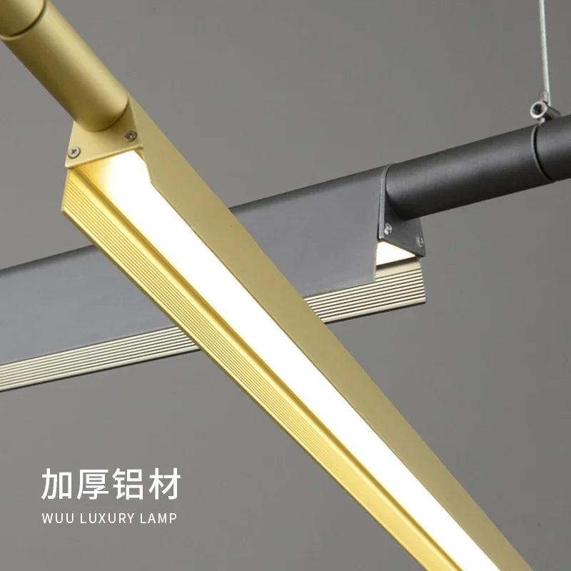 lustre led style nordique pour restaurant cuisine bar