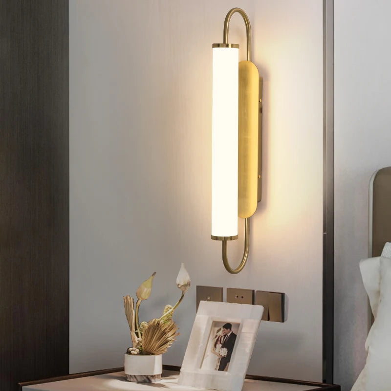 applique murale led moderne en acrylique pour décor intérieur