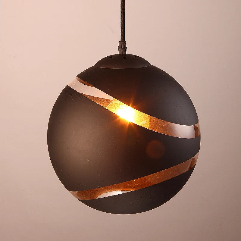 suspension nordiques modernes en verre pour décoration loft bar