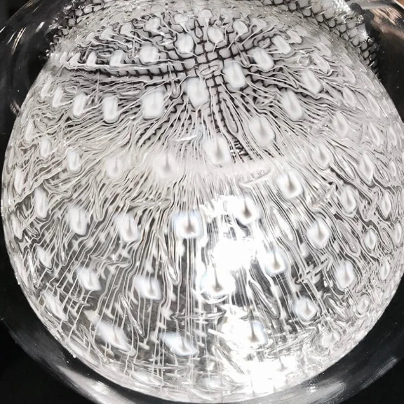 lustre moderne en verre pour décoration intérieure suspendue - vue 6 sur 8