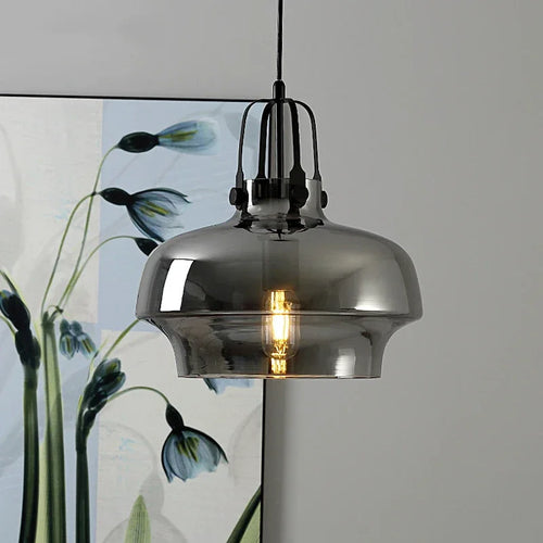 suspension nordique en verre pour décoration intérieure moderne