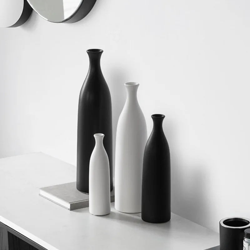 vase en céramique moderne pour décoration florale élégante - vue 4 sur 14