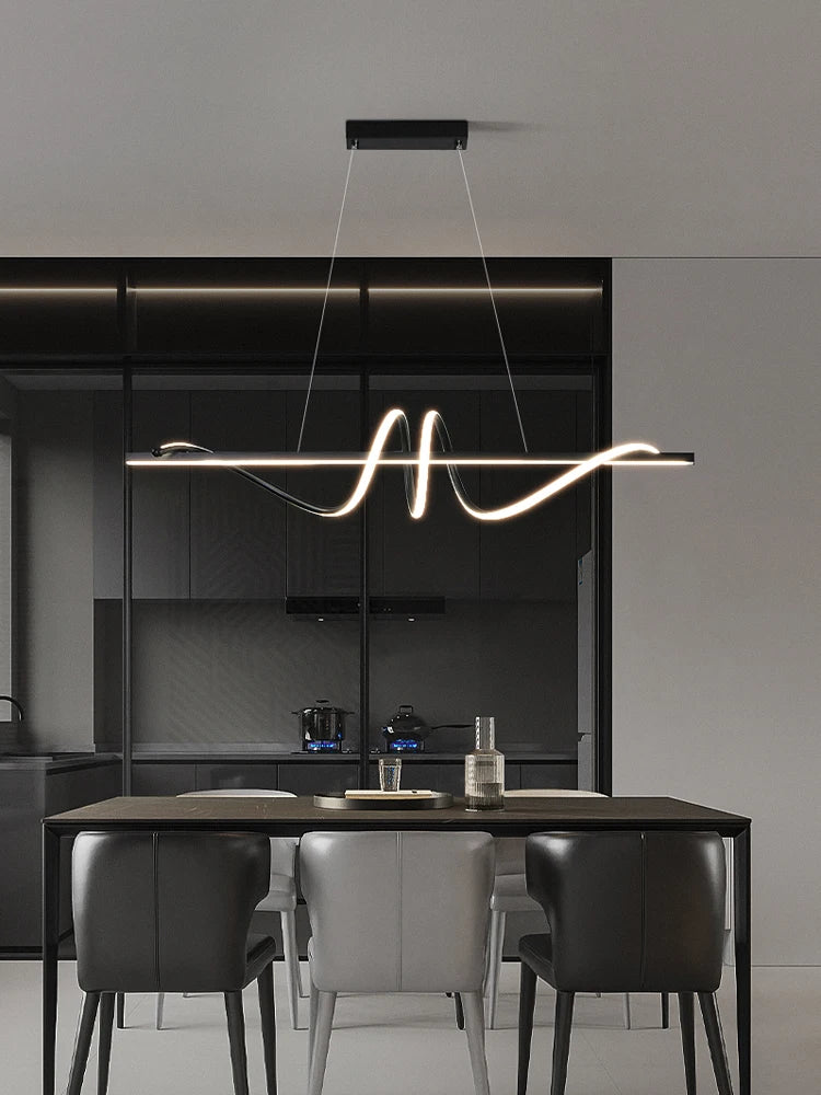 lampe led suspendue design moderne minimaliste décorative d'intérieur
