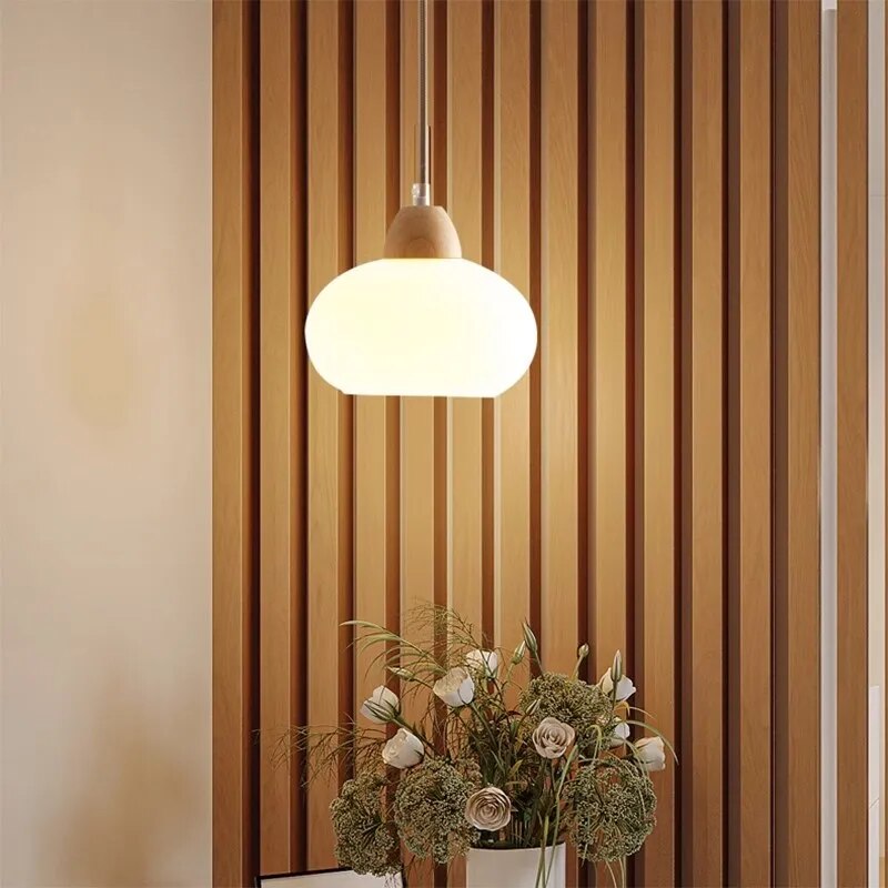 Suspension Nordique LED Bois - vue 4 sur 22