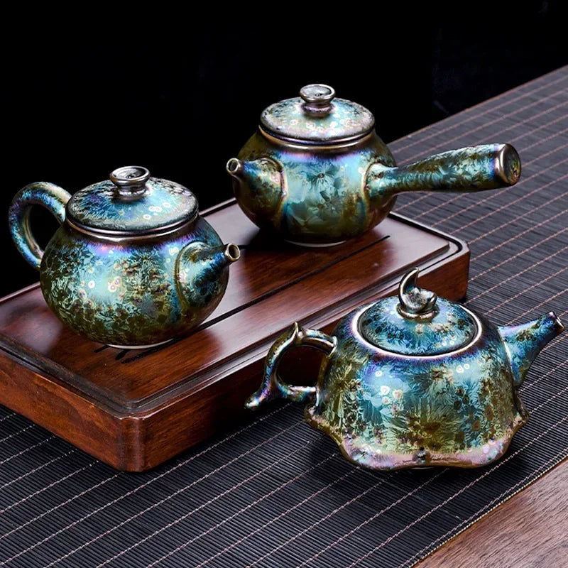 Théière jianzhan yao céramique tianmu style bureau maison - vue 5 sur 6