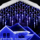 décorations lumineuses de noël pour fenêtres avec 8 modes clignotants