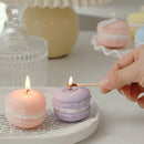 mini bougie parfumée macaron pour décoration intérieure et souvenirs