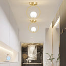 led verre white plafonnier decor chambre salon escalier balcon