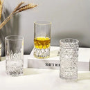 Verre original bâton hockey glace fond épais maison