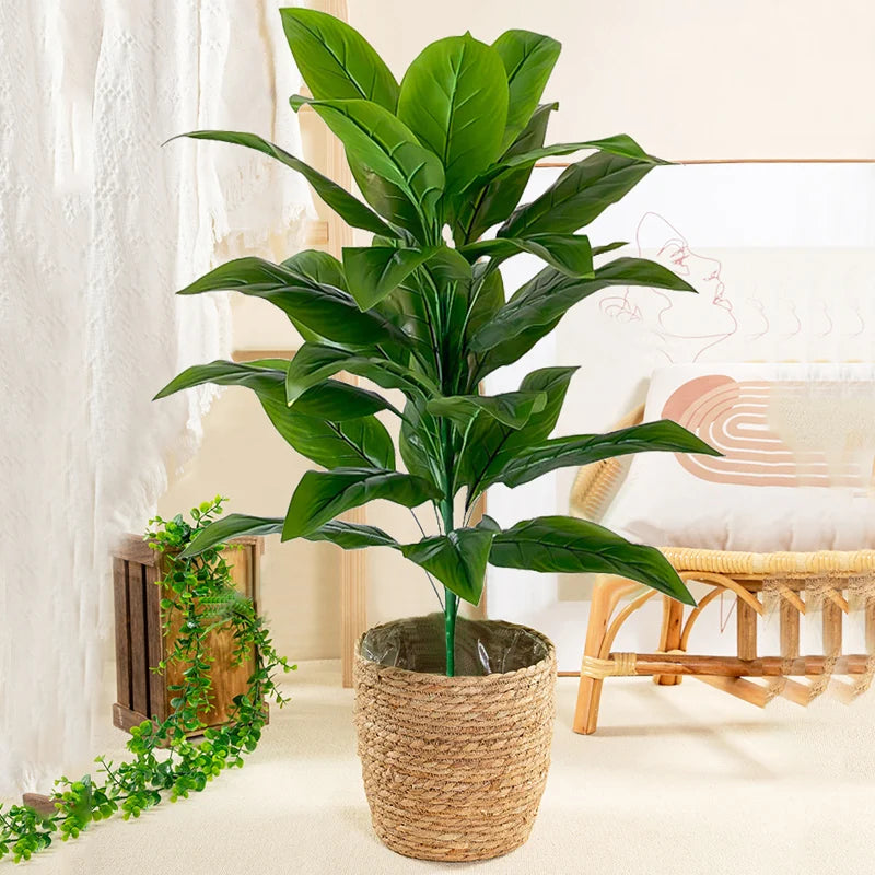 Plantes artificielles tropicales pour décoration intérieure et extérieure