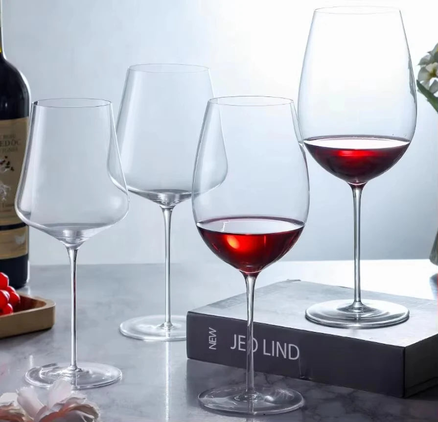 Verre à vin rouge cristal fin style bourgogne - vue 7 sur 7