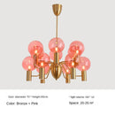 suspension design en verre pour décoration intérieure moderne