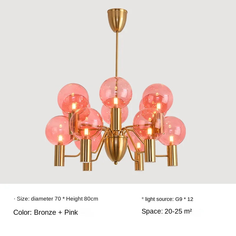 suspension design en verre pour décoration intérieure moderne - vue 12 sur 12