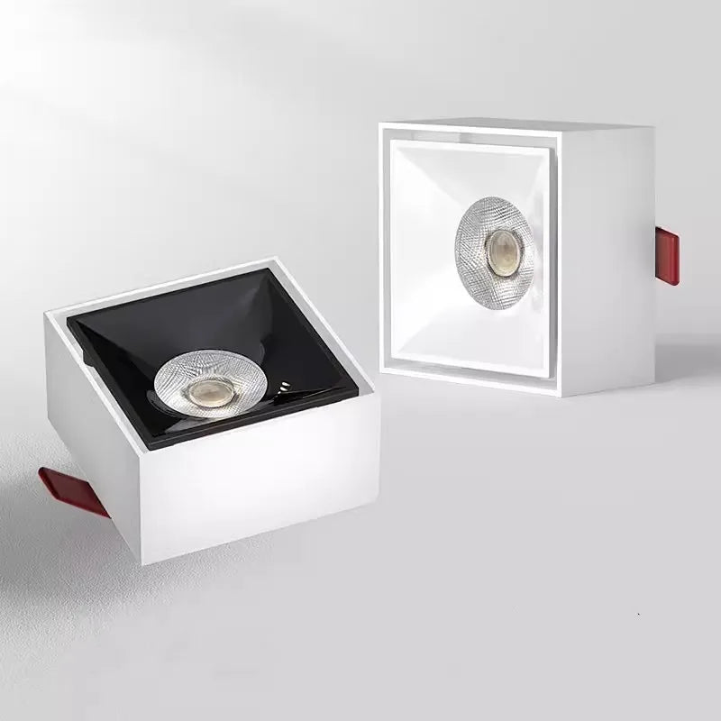 carré dimmable encastré led spots pour hôtel bureau maison - vue 2 sur 9