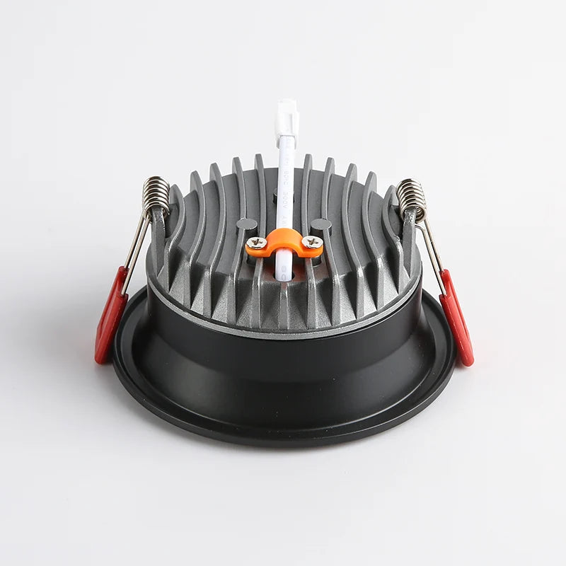 spot led encastrable d'intérieur à intensité réglable technologie cob - vue 6 sur 6