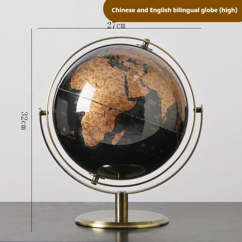 globe terrestre rotatif éducatif pour enfants en métal - vue 14 sur 14