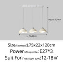 lustre led simple pour décoration intérieure nordique élégante