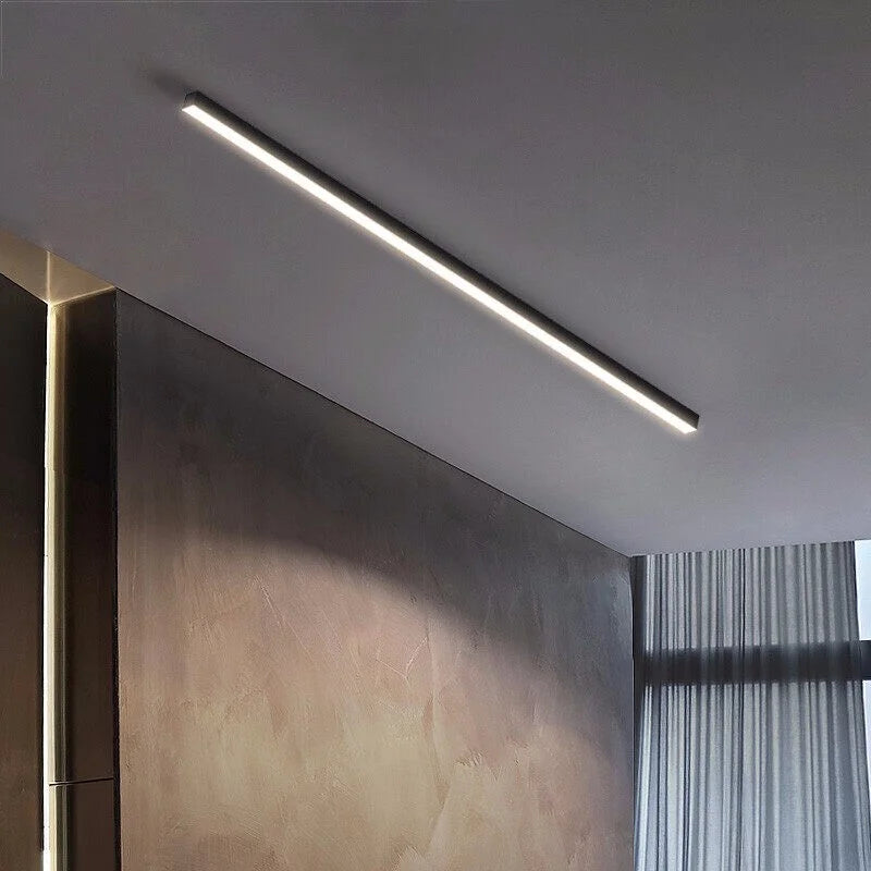 plafonnier linéaire simple pour intérieur moderne élégant - vue 5 sur 8