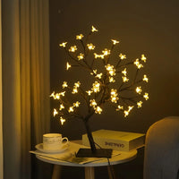 Lampe LED en forme de cerisier avec prise USB