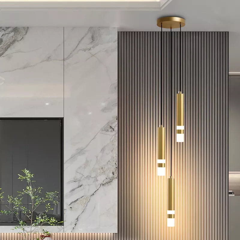 Lustre led de luxe à double tête