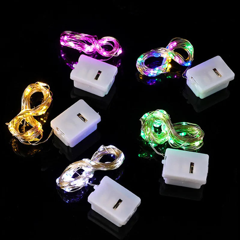 lot de 10 guirlandes lumineuses à piles pour toutes occasions - vue 3 sur 7