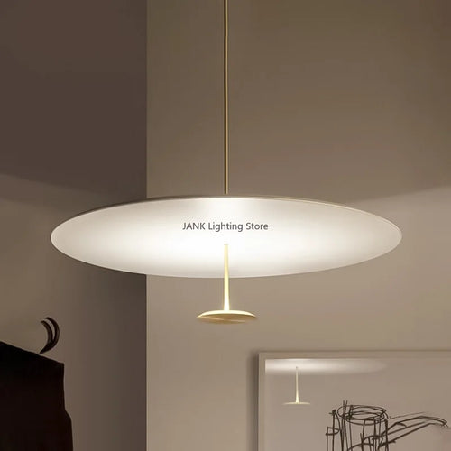 suspension luminaire minimaliste anneau lumières design