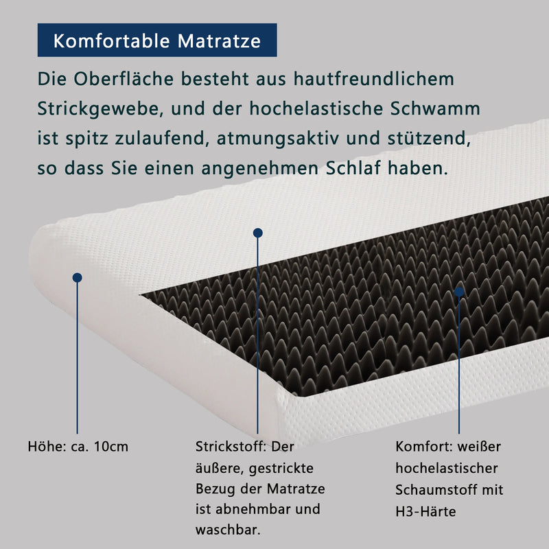 matelas ergonomique en tissu nid dabeille bambou éco durable et respirant
