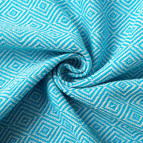 serviette de plage turque coton motif losanges jacquard