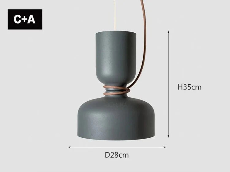 suspension nordique moderne à led pour décoration intérieure créative - vue 14 sur 24