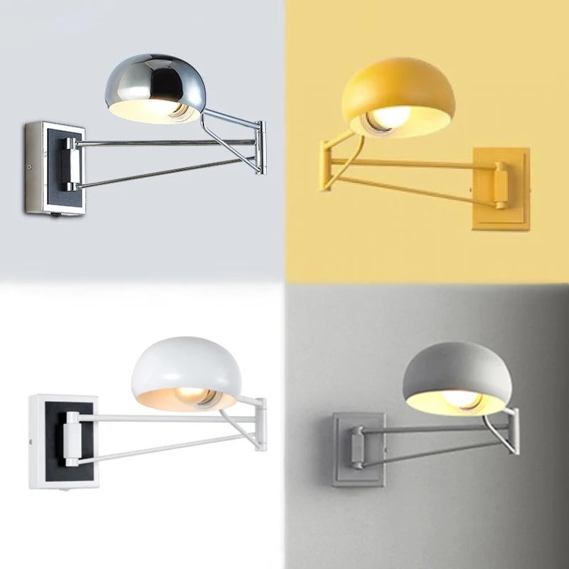 applique murale led moderne pliable et rétractable avec interrupteur