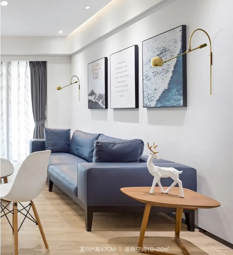 applique murale rotative créative pour un éclairage moderne - vue 7 sur 8