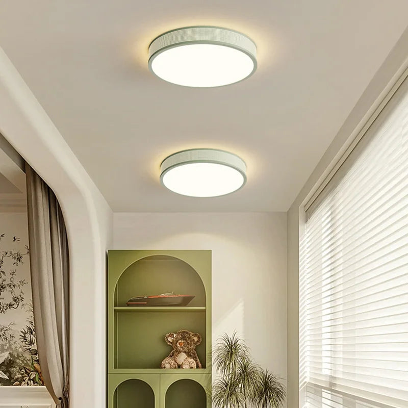 qiyimei led plafonnier style cercle carré pour décoration maison - vue 5 sur 22