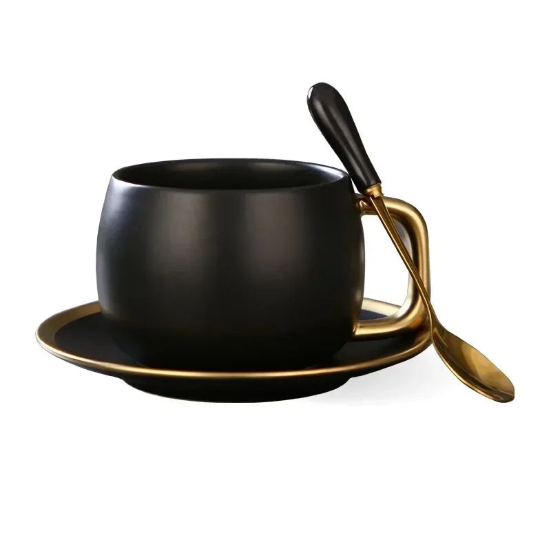Tasse cafe ceramique style americain effet givre elegant