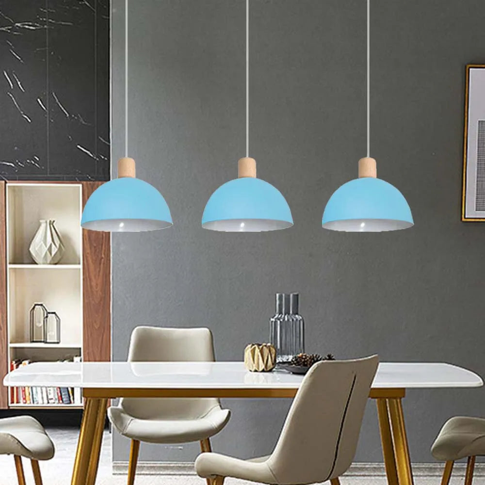 Moderne Bois LED Suspension Lumière Nordique Cuisine Décor À La Maison Suspension Restaurant Plafond Lustre Lustre Chambre Luminaires - vue 11 sur 13