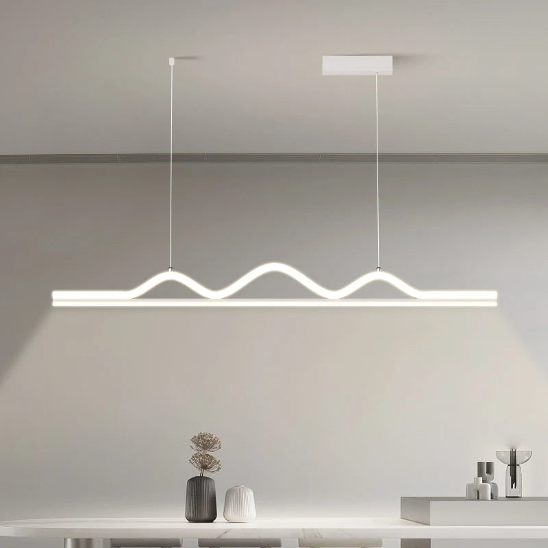 lustre led suspendu décoratif pour éclairage intérieur moderne - vue 5 sur 10