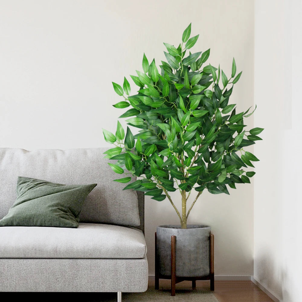 Plantes artificielles eucalyptus saule tropical décoration intérieure et extérieure