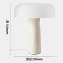 lampe à poser en travertin naturel design créatif pour décoration intérieure