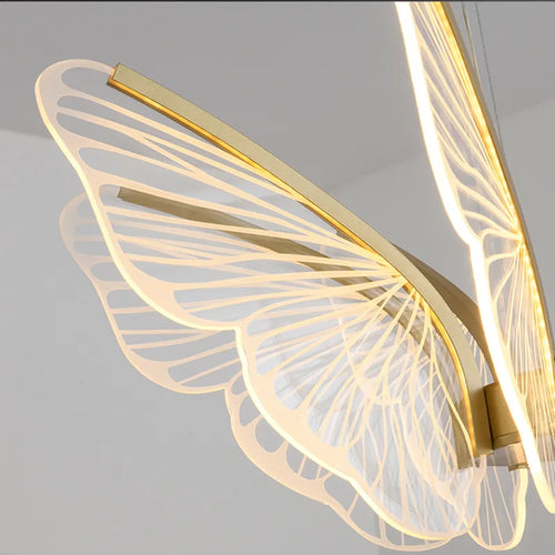 Lustre papillon LED mode créativité maison