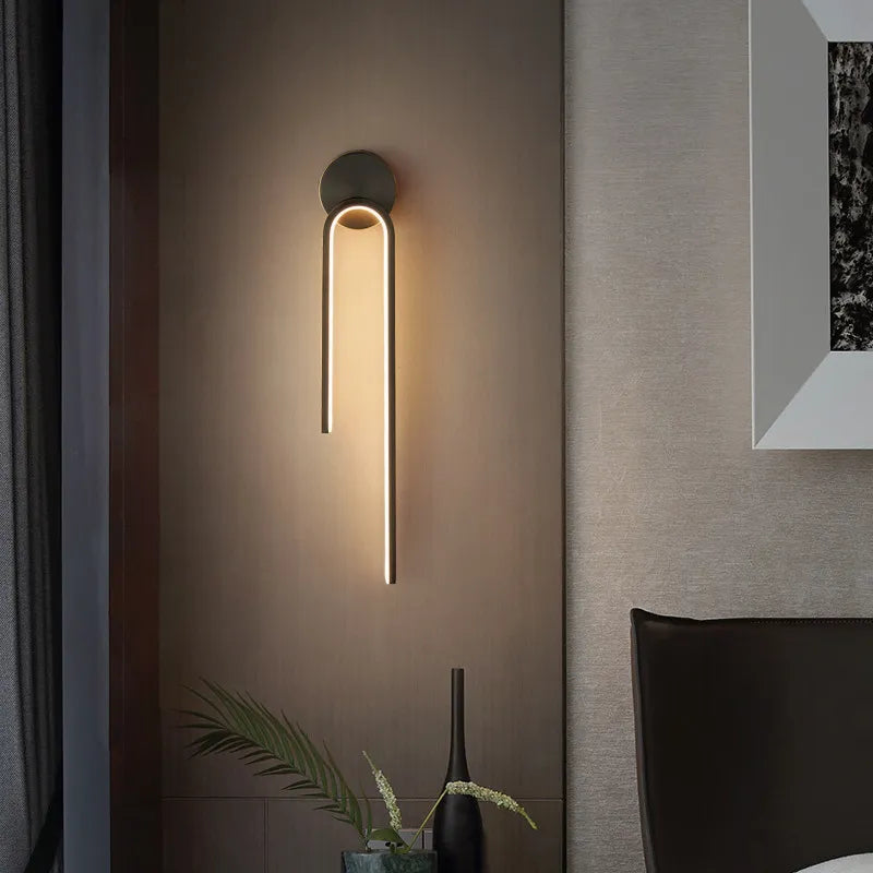 Applique murale led décor intérieur maison salon chambre chevet - vue 6 sur 18