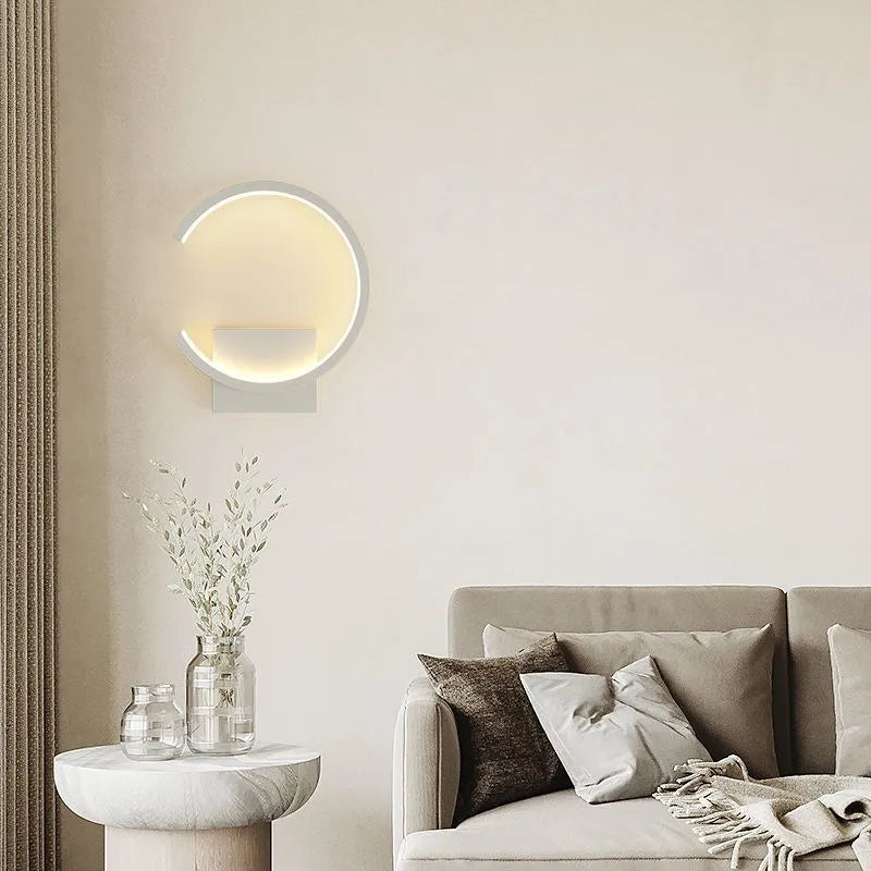 lampe applique murale aluminium minimaliste - vue 6 sur 12