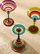 Verres à vin design nordique à pied cocktail