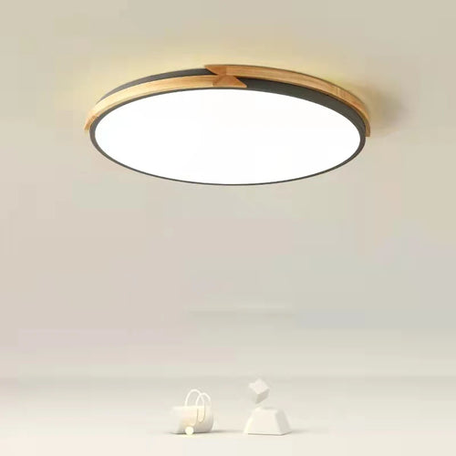 plafonnier led ultra-mince rond à intensité variable luminaire salon