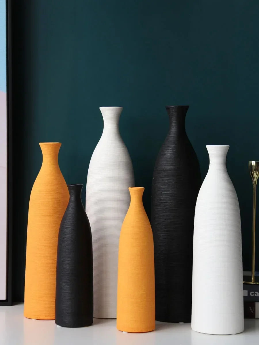 vase en céramique moderne pour décoration intérieure artisanale - vue 4 sur 15