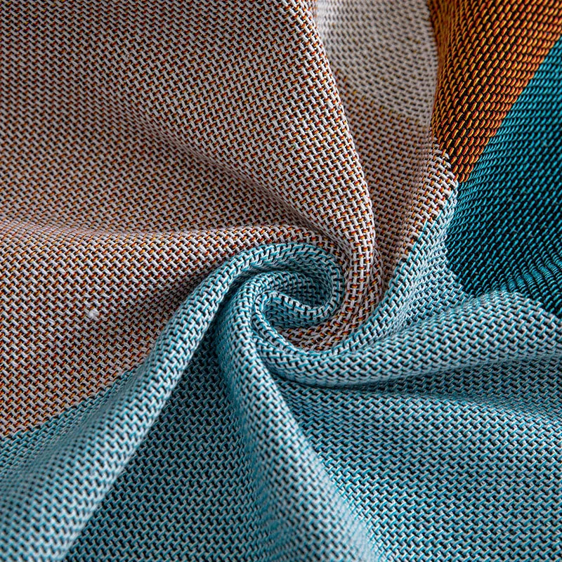 Plaid géométrique style nordique multifonction canapé et lit - vue 7 sur 7