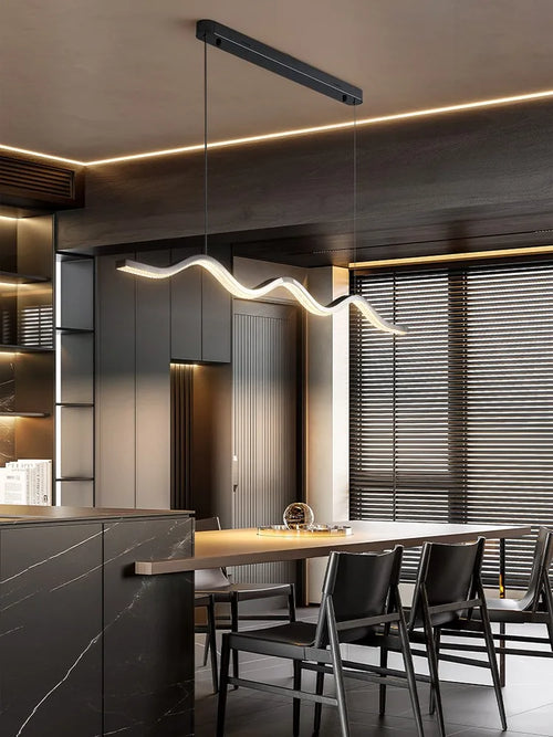 lustre de restaurant moderne minimaliste led luxueux