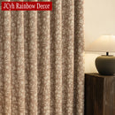 Rideau occultant floral style champetre pour salon chambre
