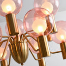 suspension design en verre pour décoration intérieure moderne