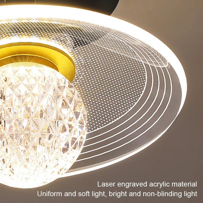 plafonnier led nordique pour décoration intérieure table à manger - vue 6 sur 12