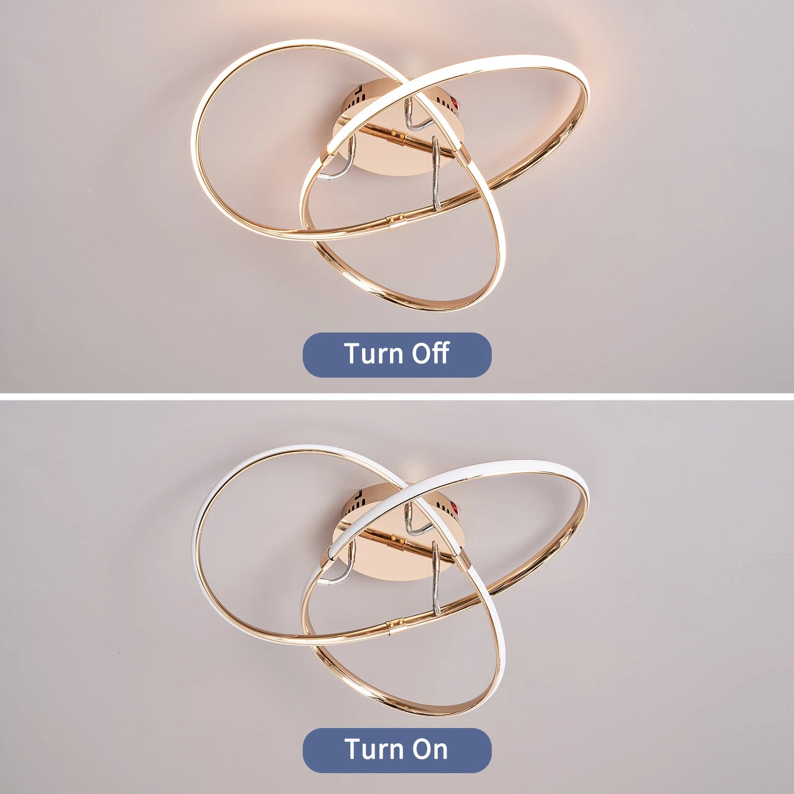 plafonnier led moderne pour maison intelligente avec alexa