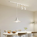 suspension led en bois pour table à manger nordique